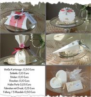 10 Gastgeschenke Tischkarten Hochzeit Niedersachsen - Damme Vorschau