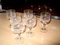 SET: 6 Dessertweingläser DDR kleine Weingläser geschliffen Sachsen - Stauchitz Vorschau