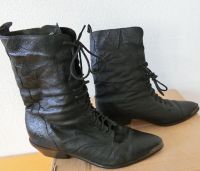 USA Leder Designer Rhianon Schnür Stiefel Struktur 37 schwarz Baden-Württemberg - Dettingen an der Iller Vorschau