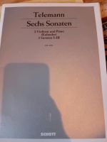 Telemann Sechs Sonaten ED 4690 Schott Brandenburg - Bernau Vorschau