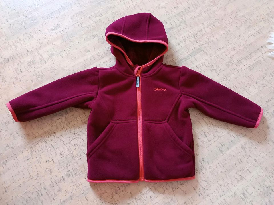 Jako-o Fleecejacke mit Teddyfleece Gr. 80/86 in Hehlen