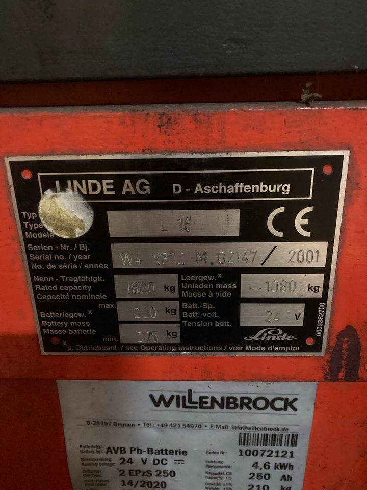 Linde L16 Ameise in Rödinghausen