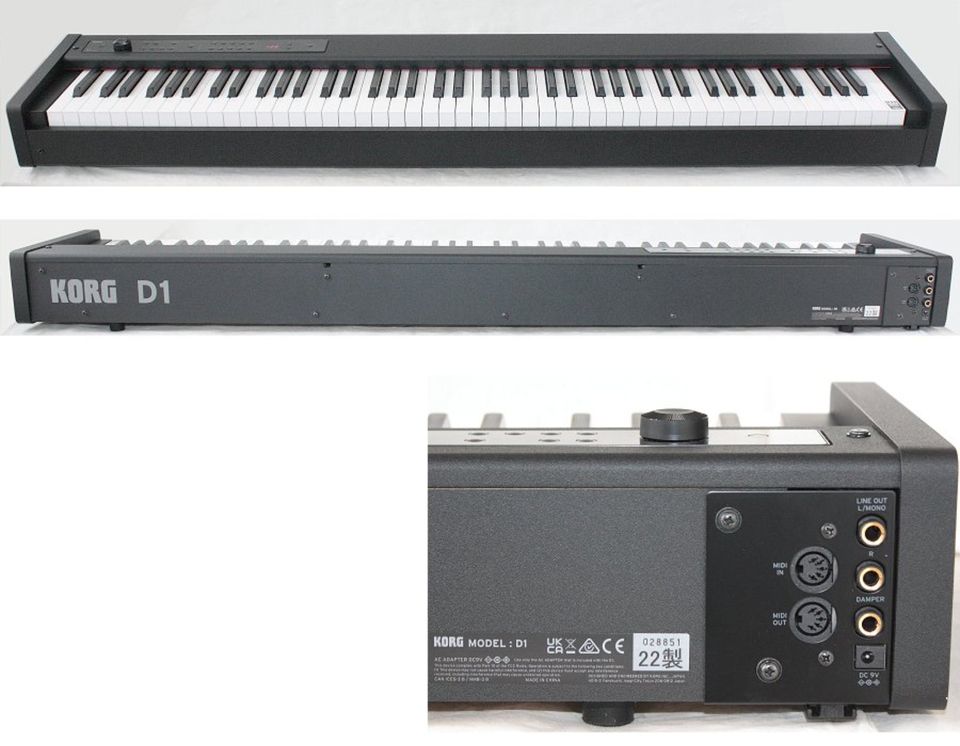 KORG D1 Piano kompakt_88 Premium Tasten RH3 gewichtet_MIDI_NEU in Frammersbach