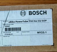 Bosch PowerTube 750 horizontal E-Bike-Akku Hessen - Frielendorf Vorschau