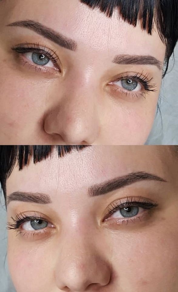 Permanent Make-up Augenbrauen in Puder Techniken in Oberhausen