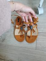 Mango|Leder Sandalen|Fransen|Coachella Festival hippie|braun| 37 Nordrhein-Westfalen - Mülheim (Ruhr) Vorschau