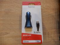 hama Kfz-Ladeset Zigarettenanzünder Adapter Kabel Micro-USB 18W/2 Nordrhein-Westfalen - Billerbeck Vorschau