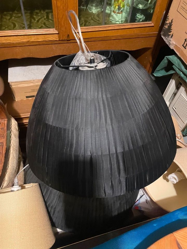 Schwarze Vintage Deckenlampe 2x Verfügbar in München