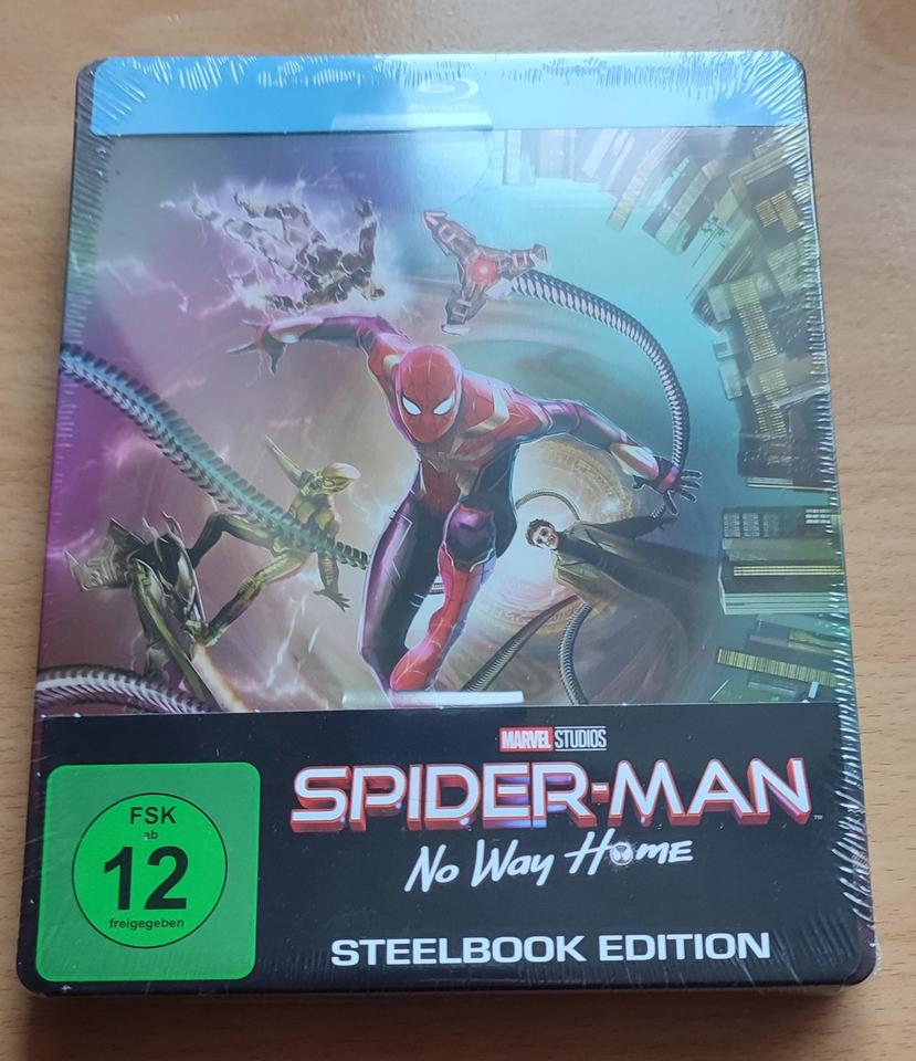 SPIDER-MAN - NO WAY HOME (Limited Steelbook Edition Blu-ray) OOP in Schöntal