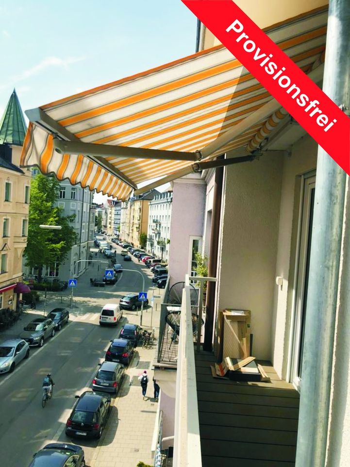 Top Lage München Schwabing 2 Zimmer, 2 Balkone, TG, teilmöbliert in München