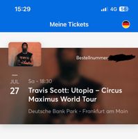 2x Travis Scott Aisle Seat Tickets Frankfurt Rheinland-Pfalz - Landau in der Pfalz Vorschau