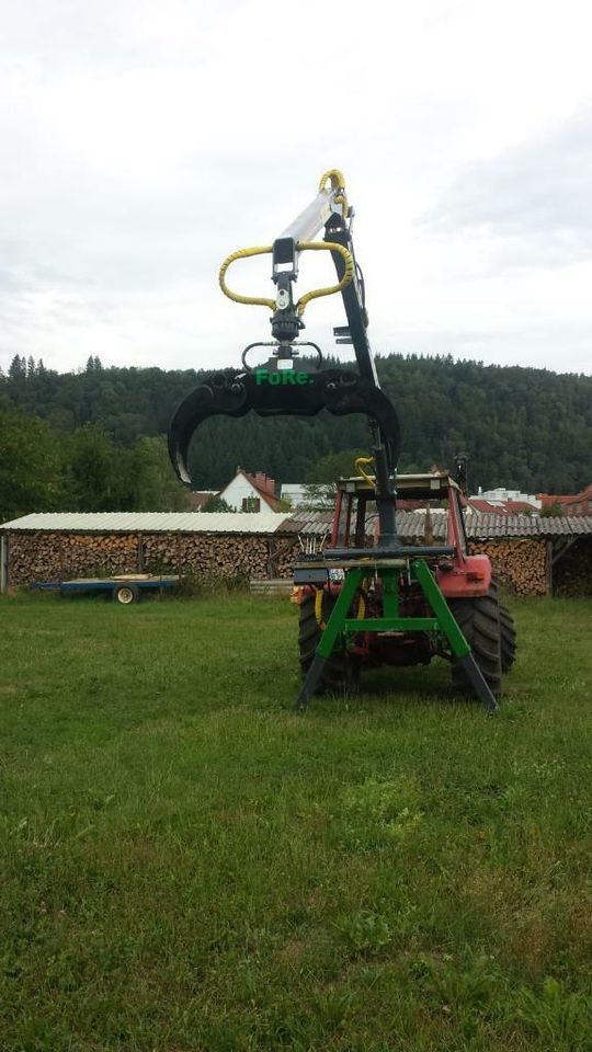 Forstkran 6.3 Dreipunkt Rückekran Verladekran Rückewagen Farma in Rheinfelden (Baden)