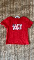 Selten getragen Tshirt rot happy mind H&M 110/116 kurzarm Berlin - Tempelhof Vorschau