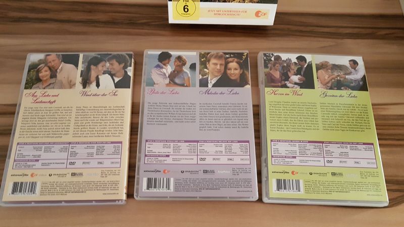 3 DVD Collectionen von Rosamunde Pilcher, 9 DVDs mit 18 Filmen in Leipzig