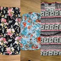 Set 3x dünne Kleider Carmen Ausschnitt Strand 42-46 Hessen - Brechen Vorschau
