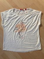 S.Oliver T-Shirt Gr. 38 Weiß Flamingo Sommer Shirt Hessen - Groß-Gerau Vorschau