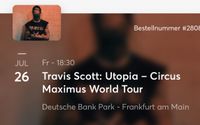 4 Sitzplätze Travis Scott Baden-Württemberg - Pforzheim Vorschau