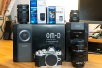 Olympus OM-D E M10 Mark III, 3 Objektive und viel Zubehör Bayern - Gersthofen Vorschau