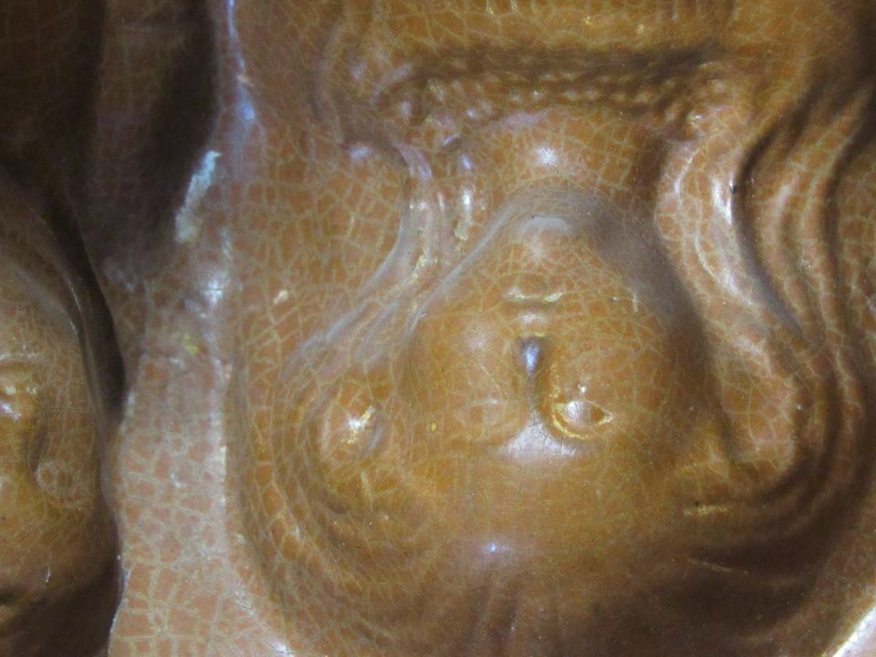 Antike figürliche Backform, Frankreich 19./20. Jh., Keramik in Neustadt an der Weinstraße