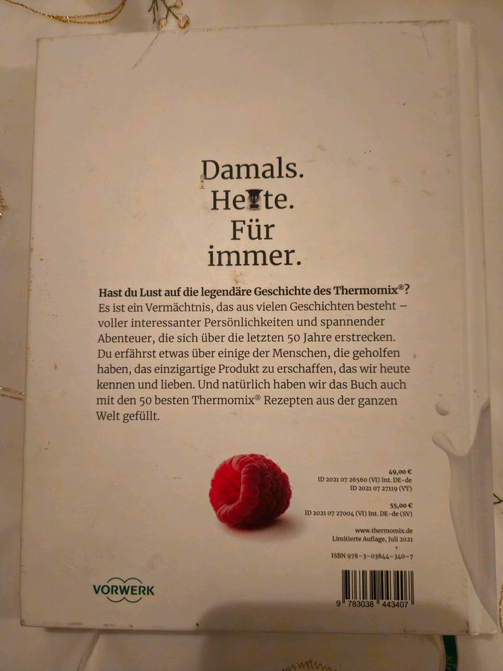 Vorwerk Thermomix Kochbuch - Damals. Heute. Für immer. in Rastede