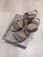 Verkaufe Damensandalen, Größe 41, Leder Nordrhein-Westfalen - Moers Vorschau