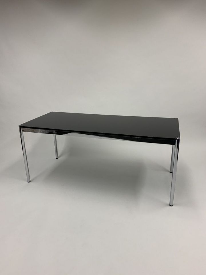 USM Haller Tisch Eiche schwarz lackiert 175x75cm Refurbished in Leipzig