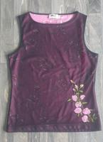 Edles s.Oliver TOP / Shirt Gr 42 Blüten Blume gestickt Bayern - Poppenhausen Vorschau