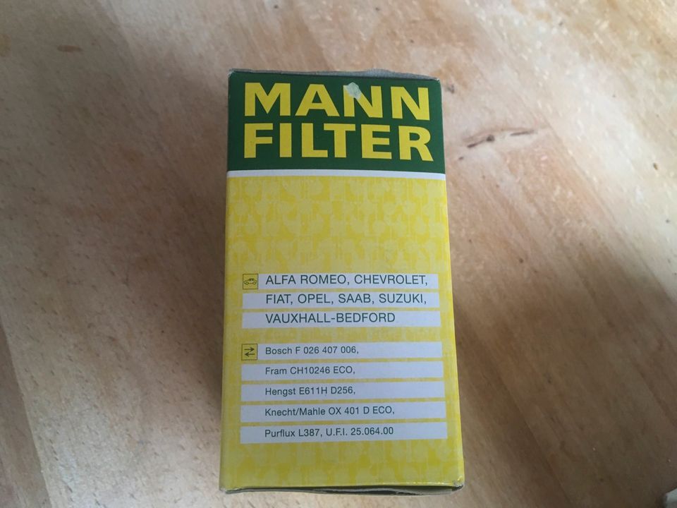 MANN-FILTER Ölfilter HU 612/2 x / Ölfilter Satz mit Dichtung in Bad Honnef