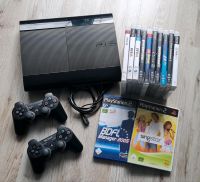 Playstation 3 super slim + 2 Controller + 12 Spiele Gerbstedt - Welfesholz Vorschau