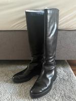 Zara Lederstiefel schwarz 37 Nordrhein-Westfalen - Haan Vorschau