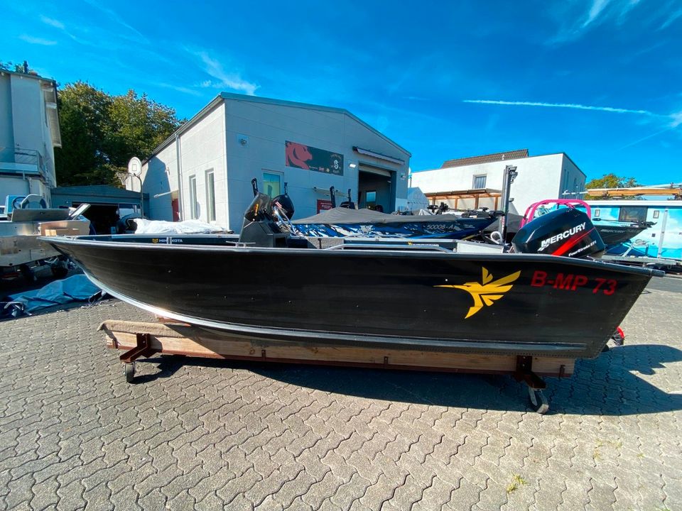 Tracker Aluminium Deep V Angelboot m 60 PS Mercury in Troisdorf