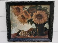 Antikes Oil-Gemälde Sonnenblumen Brandenburg - Schönwalde-Glien Vorschau