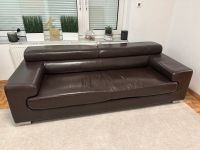 Vintage-Sofa 3-Sitzer aus Leder, braun Nordrhein-Westfalen - Bergisch Gladbach Vorschau