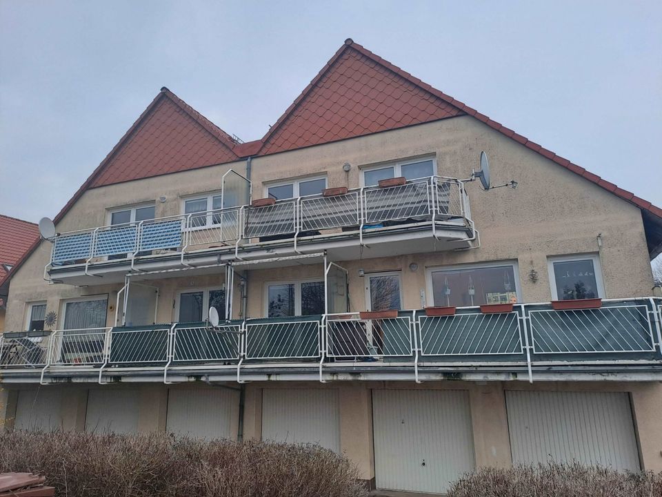 Ansprechende 3-Raum-Wohnung mit Balkon und Garage in Burg bei MD in Burg