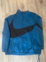 Nike NSW Swoosh Woven Halfzip Jacket Gr. L Blau Schwarz Berlin - Schöneberg Vorschau