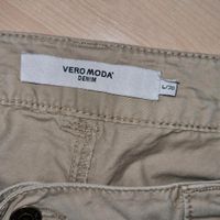 Vero Moda Denim Chino Hose beige Khaki Gr L Bayern - Poppenricht Vorschau