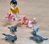 PLAYMOBIL SET Mädchen mit Katzen und Kätzchen gebr. ohne OVP Bayern - Goldbach Vorschau