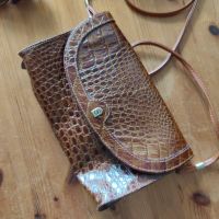Vintage Tasche, echtes Leder, hochwertig, Abendtasche Bayern - Traunreut Vorschau