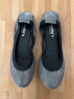 Camila‘s Barcelona Ballerinas grau schwarz Leder Größe 36 München - Schwabing-West Vorschau