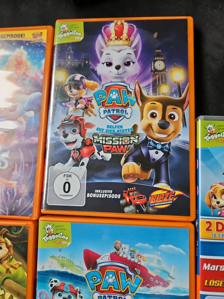 6 DVD's Paw Patrol in Leipzig