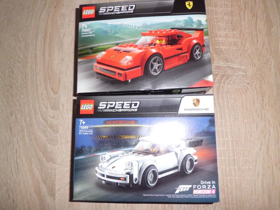 LEGO Speed Champions 75895 1974 Porsche 911 75890 Ferrari F40 in Hattersheim am Main