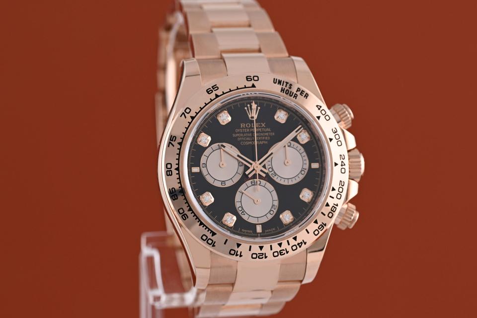 Rolex Daytona 126505 - Rose Gold - Full Set - Black Diamond Dial in Stuttgart