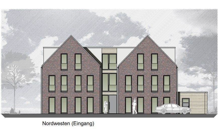 Neubau-Eigentumswohnung nach KfW 40+ mit Wallbox (Wohnung Nr. 1) in Westerstede