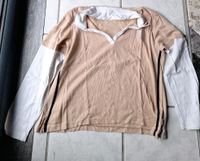 Shirt von Tom Tailor beige weiß Gr. 44 Hessen - Siegbach Vorschau