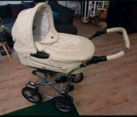 Knorr Kombi-Kinderwagen Baby Harmony Ecru in Lederoptik Borsdorf - Borsdorf Vorschau