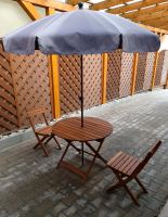 ❤️ Gartenmöbel Set * Holz * Tisch, Stühle, Sonnenschirm, wie Neu❤ Bayern - Biberbach Vorschau