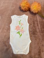 Baby Body mit Blumen Größe 74/80 *Handmade *Neu Sachsen-Anhalt - Oschersleben (Bode) Vorschau