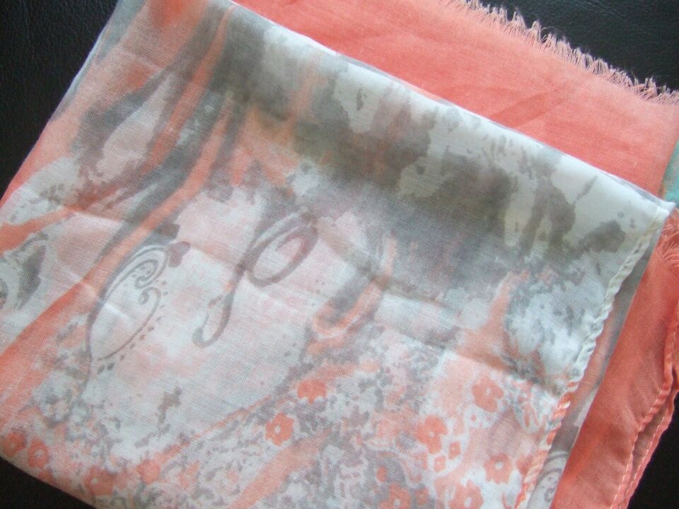 XL Sommer Tuch leicht Schal Pastell 180 x 90 cm coral mint grau in Gelsenkirchen