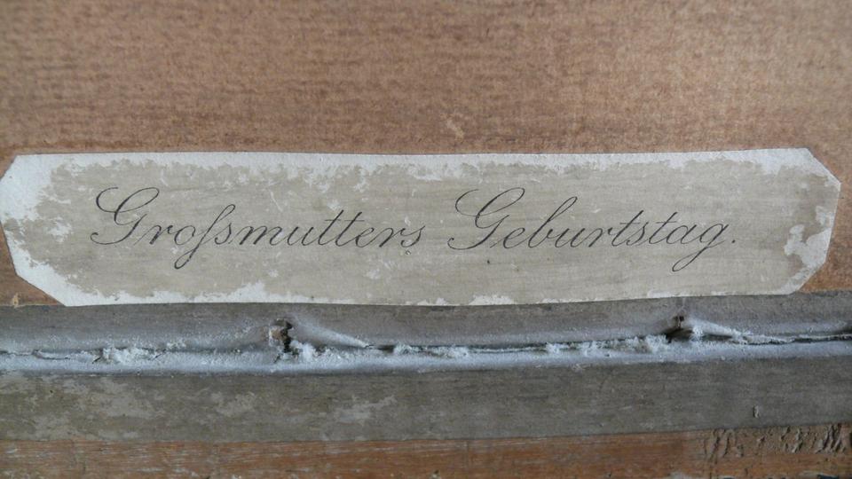 kein Gemälde / Kunstdruck G. Sh. Knowles (1863-1931): Großmutter in Porta Westfalica