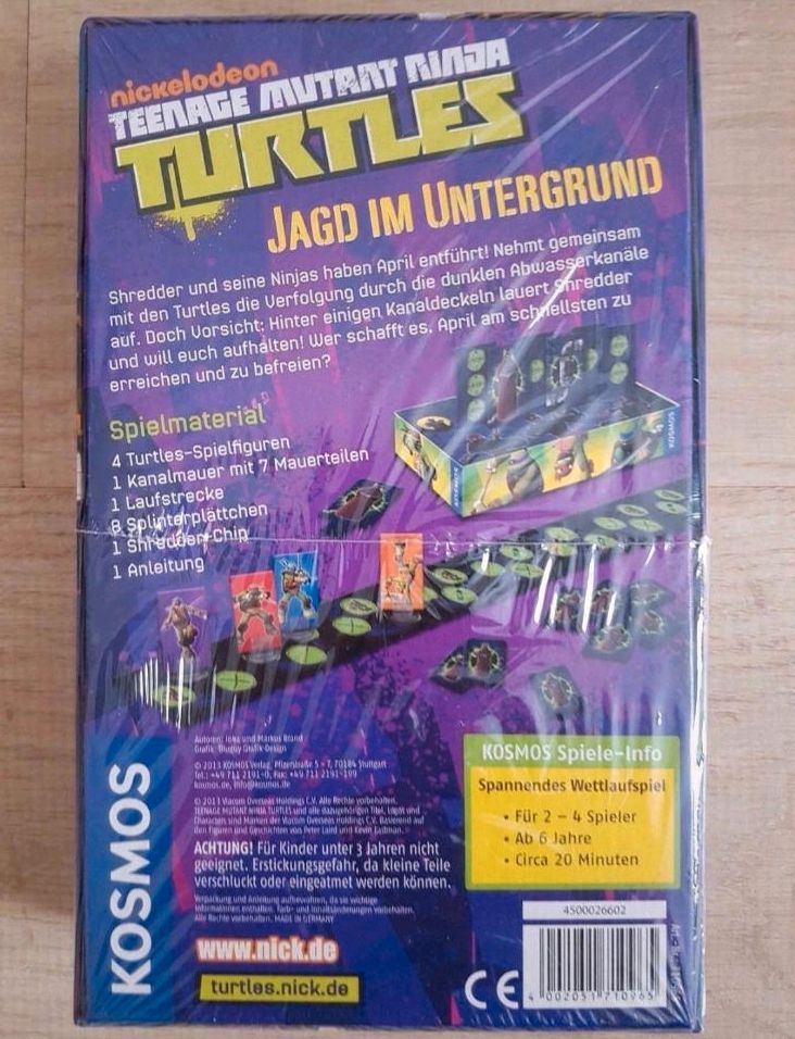 Kosmos Mitbring Spiel Ninja Turtles NEU in OVP für 5,00€ in Frohburg